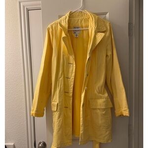 Old Navy Yellow Trench Coat